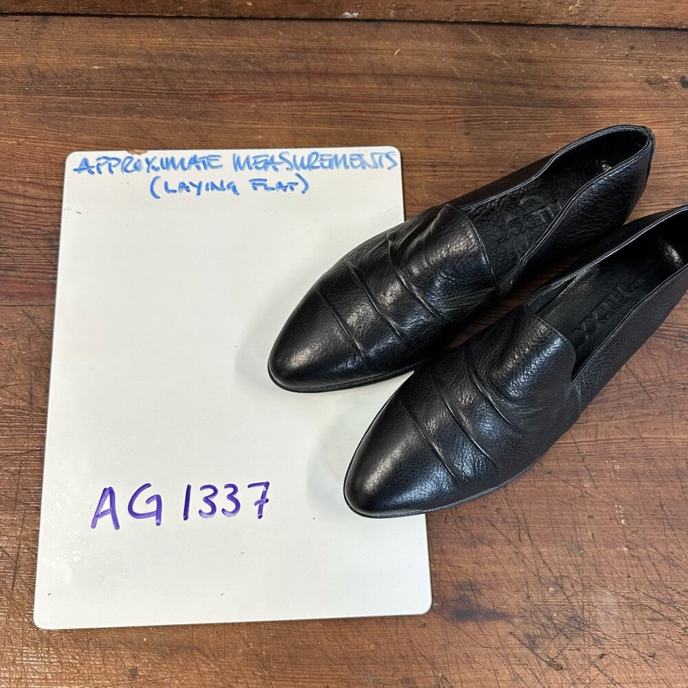 THE FLEXX Black Leather Draper Loafer 38 - Picture 12 of 12